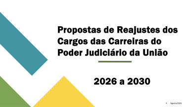 Propostas de Reajustes dos Cargos e das Carreiras do PJU